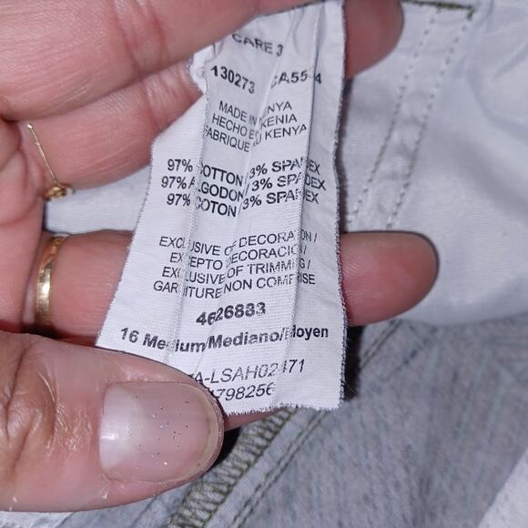 LEE Midrise Fit Women's Shorts Size 16/Medium - Picture 6 of 7